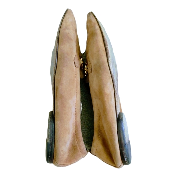 💥Offers Welcome💥💯 Authentic Gucci Horsebit Accent Suede Women's Loafers - Picture 7 of 15